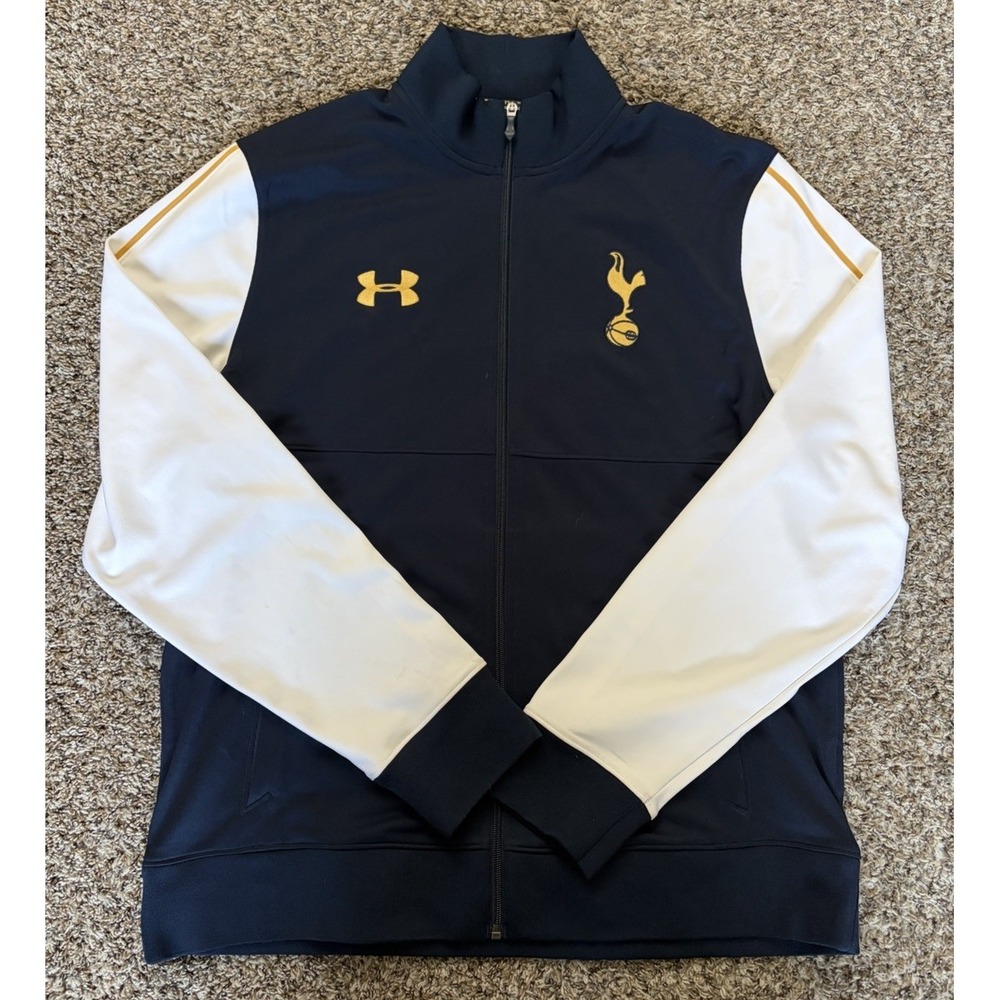 Tottenham Hotspur Jacket 2016 2017 Under Armour Full Sip Men's 2XL